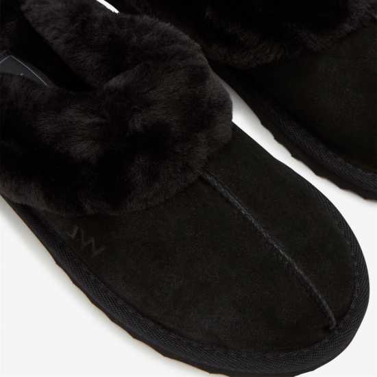 Jack Wills Mule Slippers Черно Чехли