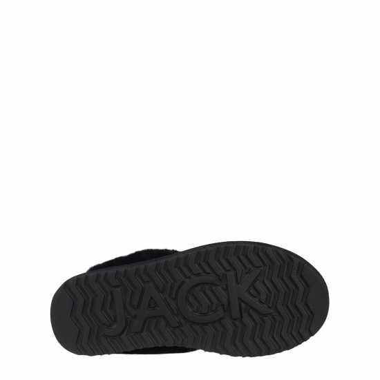 Jack Wills Mule Slippers Черно Чехли