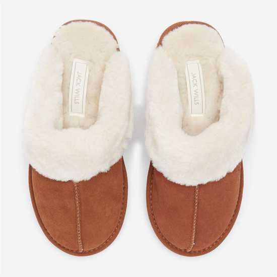 Jack Wills Mule Slippers Кафяво Чехли