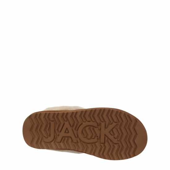 Jack Wills Mule Slippers Кафяво Чехли