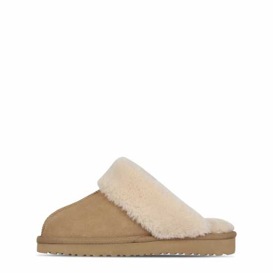 Jack Wills Mule Slippers Ladies Пясък Jack Wills Mule Slippers Ladies Пясък