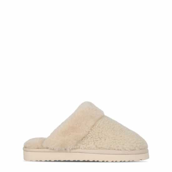 Jack Wills Mule Slippers Ladies Крем Борг Jack Wills Mule Slippers Ladies Крем Борг