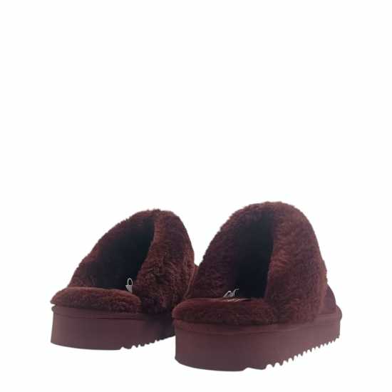 Jack Wills Mule Slippers Ladies Бордово Jack Wills Mule Slippers Ladies Бордово