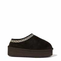 Jack Wills Platform Slip-On Snug Womens Шоколад Jack Wills Platform Slip-On Snug Womens Шоколад