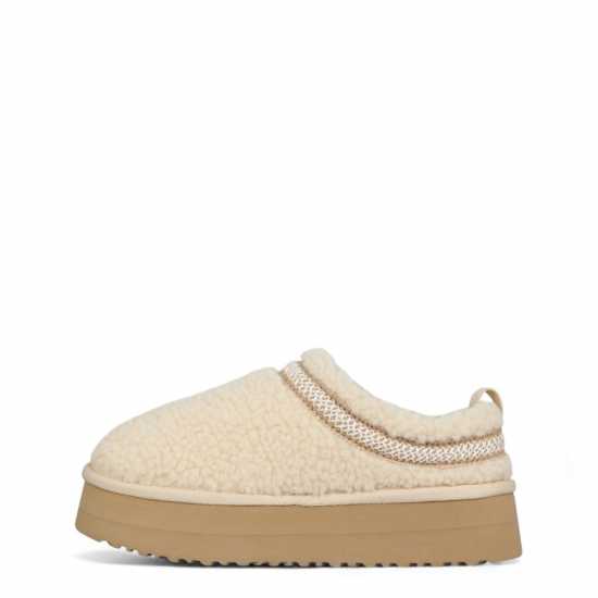 Jack Wills Platform Slip-On Snug Womens Крем Борг Jack Wills Platform Slip-On Snug Womens Крем Борг
