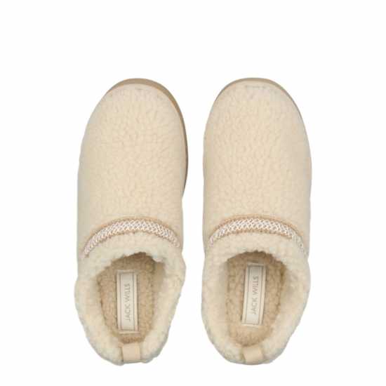 Jack Wills Platform Slip-On Snug Womens Крем Борг Jack Wills Platform Slip-On Snug Womens Крем Борг
