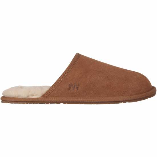 Jack Wills Mule Slippers Mens Кафяво 