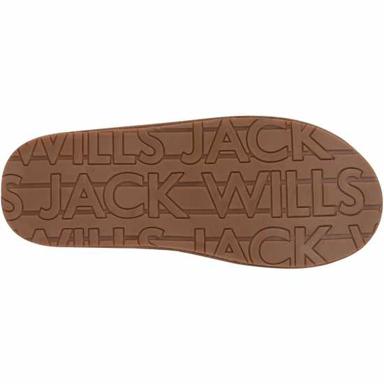 Jack Wills Mule Slippers Mens Кафяво 