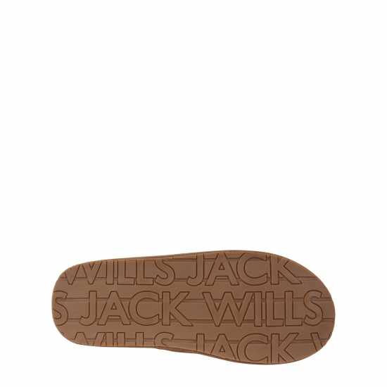 Jack Wills Mule Slippers Mens Кафяво 