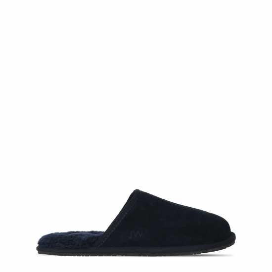 Jack Wills Mule Slippers Mens Морска синьо Jack Wills Mule Slippers Mens Морска синьо