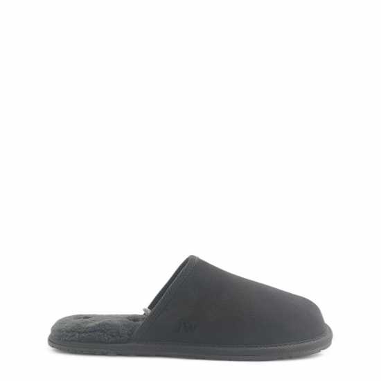 Jack Wills Mule Slippers Mens Тъмносиво Jack Wills Mule Slippers Mens Тъмносиво