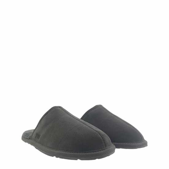Jack Wills Mule Slippers Mens Тъмносиво Jack Wills Mule Slippers Mens Тъмносиво