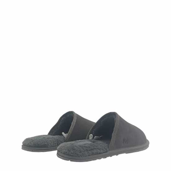 Jack Wills Mule Slippers Mens Тъмносиво Jack Wills Mule Slippers Mens Тъмносиво