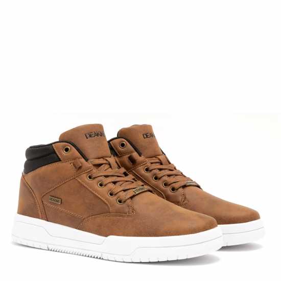 Дамски Ботуши Nicholas Deakins Thunder Boots Mens Кафяво/Бяло Мъжки боти и ботуши