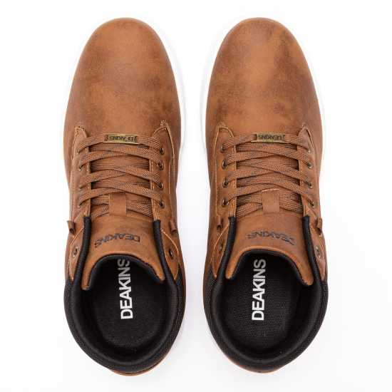 Дамски Ботуши Nicholas Deakins Thunder Boots Mens Кафяво/Бяло Мъжки боти и ботуши