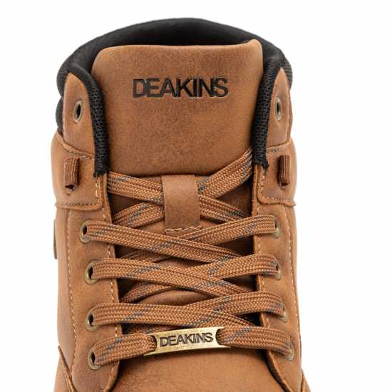 Дамски Ботуши Nicholas Deakins Thunder Boots Mens Кафяво/Бяло Мъжки боти и ботуши