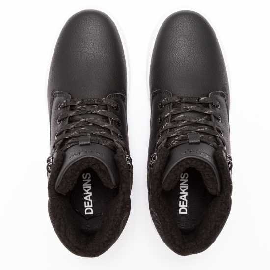 Nicholas Deakins Hiking Boots Mens Черно/Бяло Мъжки боти и ботуши