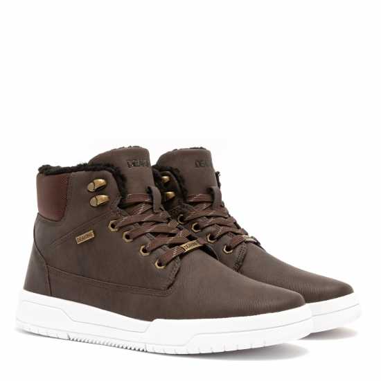 Мъжки боти и ботуши Nicholas Deakins Hiking Boots Mens Кафяво/Бяло Nicholas Deakins Hiking Boots Mens Кафяво/Бяло Мъжки боти и ботуши