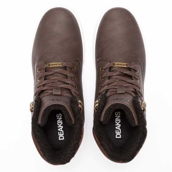 Мъжки боти и ботуши Nicholas Deakins Hiking Boots Mens Кафяво/Бяло Nicholas Deakins Hiking Boots Mens Кафяво/Бяло Мъжки боти и ботуши