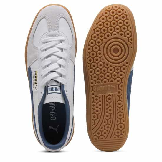 Puma Мъжки Маратонки Palermo Mens Trainers Бяло/Синьо 