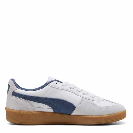 Puma Мъжки Маратонки Palermo Mens Trainers Бяло/Синьо 