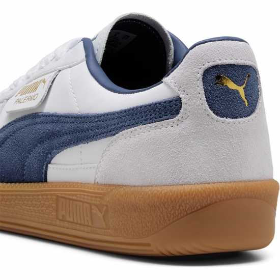 Puma Мъжки Маратонки Palermo Mens Trainers Бяло/Синьо 