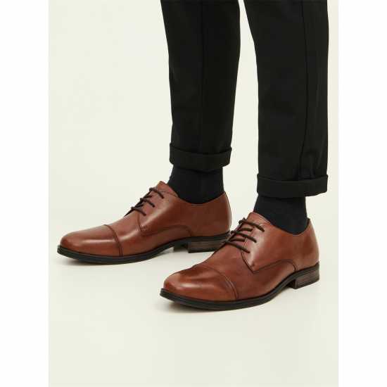 Мъжки обувки Jack And Jones Raymond Leather Shoe Mens Jack And Jones Raymond Leather Shoe Mens Мъжки обувки