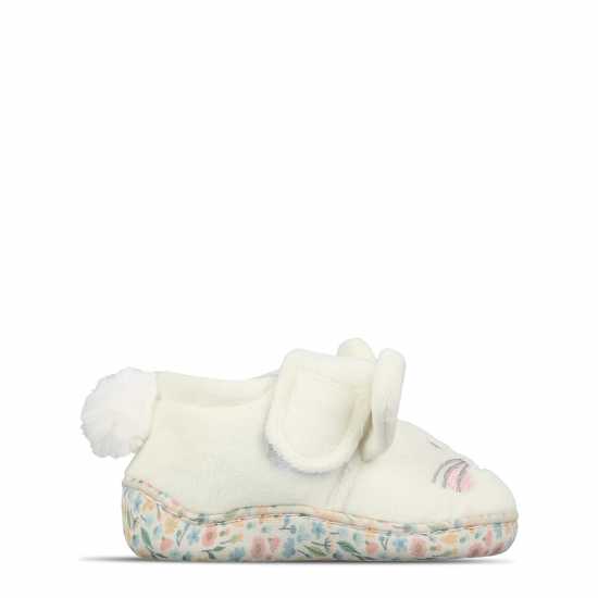 Fabric Slippers Infants Крем Чехли