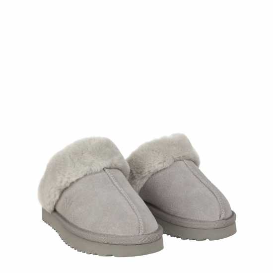 Jack Wills Mule Slipper Childrens Сиво Jack Wills Mule Slipper Childrens Сиво