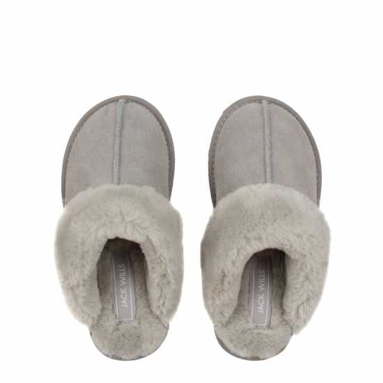 Jack Wills Mule Slipper Childrens Сиво Jack Wills Mule Slipper Childrens Сиво