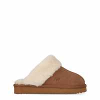 Jack Wills Mule Slipper Childrens Кафяво Jack Wills Mule Slipper Childrens Кафяво