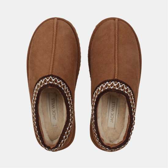 Jack Wills Slip-On Snug Кафяво Jack Wills Slip-On Snug Кафяво
