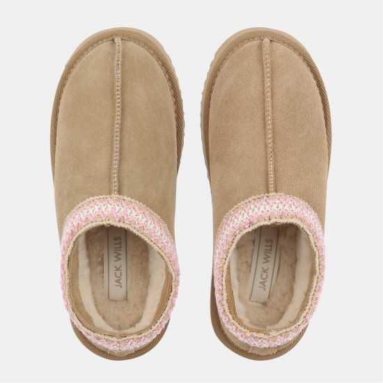 Jack Wills Slip-On Snug Пясък/Розово 