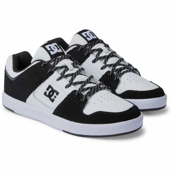 Dc Мъжки Скейт Маратонки Cure Low Skate Shoes Mens Бяло/Черно Мъжки скейт обувки