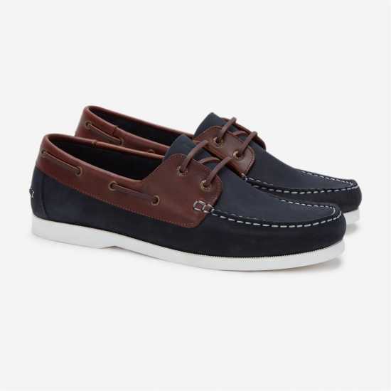 Jack Wills Leather Boat Shoes Морска синьо Мъжки обувки