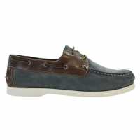 Jack Wills Leather Boat Shoes Blue Мъжки обувки