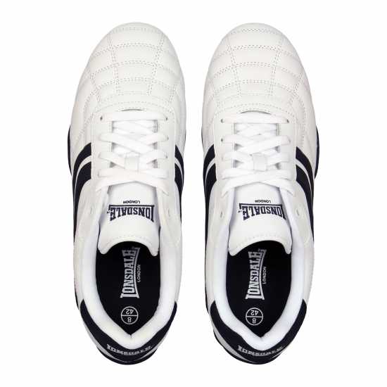 Мъжки маратонки Lonsdale Camden Trainers Mens Бяло/Морско синьо Lonsdale Camden Trainers Mens Бяло/Морско синьо Мъжки маратонки