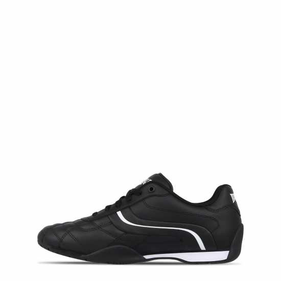 Lonsdale Camden Trainers Mens Черно/Бяло Мъжки маратонки