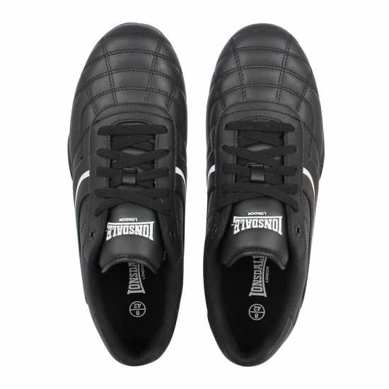 Lonsdale Camden Trainers Mens Черно/Бяло Мъжки маратонки