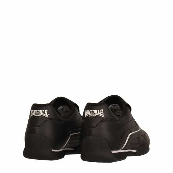 Lonsdale Camden Slip Trainers Mens Черно/Бяло Lonsdale Camden Slip Trainers Mens Черно/Бяло