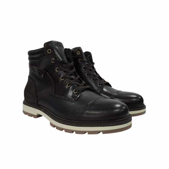 Firetrap Здрави Ботуши Tauri Hiker Rugged Boots Тъмно кафяво 