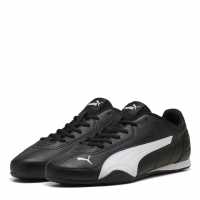 Puma Men's Catch Low-Top Trainers Черна/Бяла кожа 