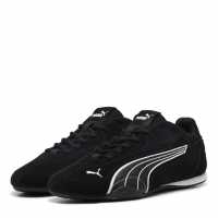 Puma Men's Catch Low-Top Trainers Черно/Бяла Кожа 