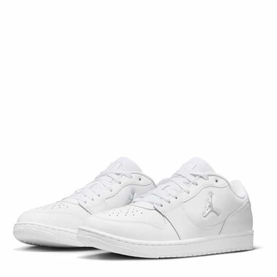 Air Jordan Men's Access Low-Top Trainers White Air Jordan Men's Access Low-Top Trainers White
