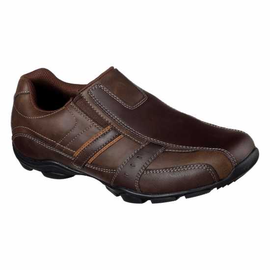Skechers Marter Casual Slip On Shoes Mens Brown Мъжки маратонки