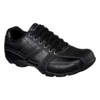 Skechers Marter Lace Casual Shoe Mens Black Мъжки маратонки