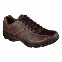 Skechers Marter Lace Casual Shoe Mens Brown Мъжки маратонки
