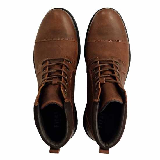 Мъжки боти и ботуши Firetrap James Hiker Boots Mens Кафяво Firetrap James Hiker Boots Mens Кафяво Мъжки боти и ботуши