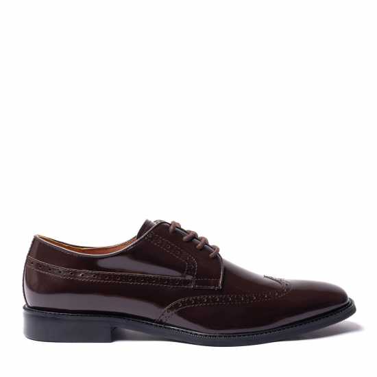 Мъжки обувки Giorgio Men Brogue Leather Oxford Shoes Кафяво Giorgio Men Brogue Leather Oxford Shoes Кафяво Мъжки обувки