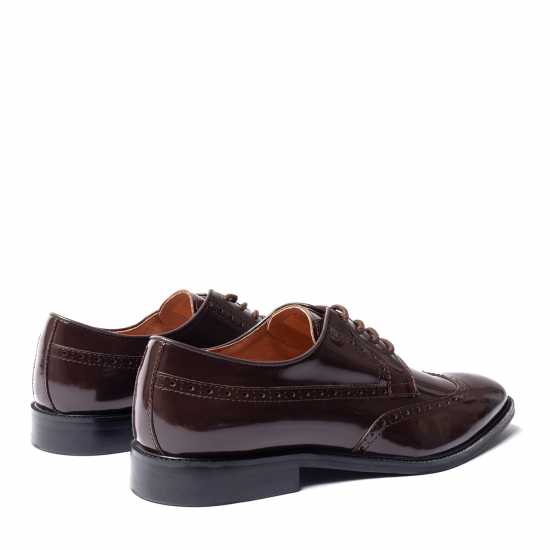 Мъжки обувки Giorgio Men Brogue Leather Oxford Shoes Кафяво Giorgio Men Brogue Leather Oxford Shoes Кафяво Мъжки обувки